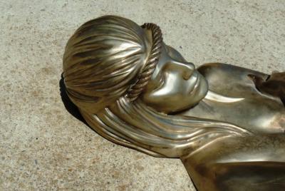 Christian MASS ( 92 cm /15 kg )-Sculpture-Bronze-Erotic-Sexe-Nue-Femme-Signée 2