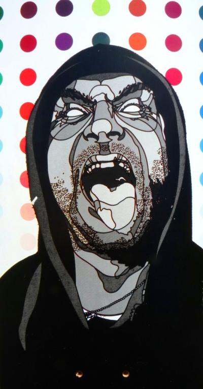 David Flores(signé) & Damien Hirst -