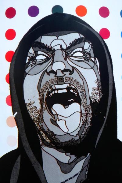 David Flores(signé) & Damien Hirst -