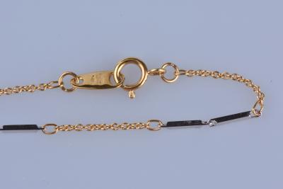 Collier Maille Jaseron En Or 750 Millièmes (18 Carats) - Poids 8,39g - Poinçon Tête D'aigle - Occasion