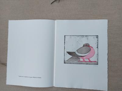 Francois-Xavier LALANNE - The pigeon - Original signed print 2
