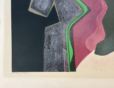 André Minaux - Sandra au feuillage, 1972 - Lithographie originale 2