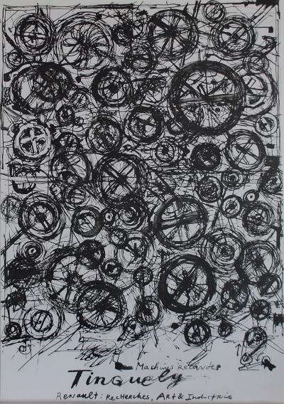 Jean Tinguely - Machines récentes - Affiche originale 2