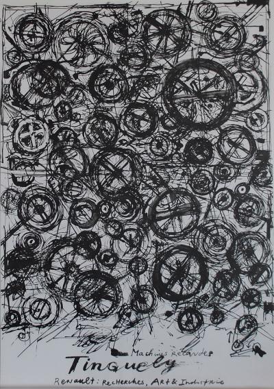 Jean Tinguely - Recent machines - Original poster 2