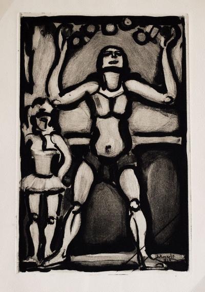 Georges ROUAULT - Le jongleur, 1934 - Gravure 2