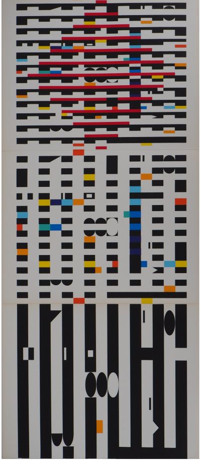 Yaacov AGAM - Composition cinétique - Sérigraphie originale 2