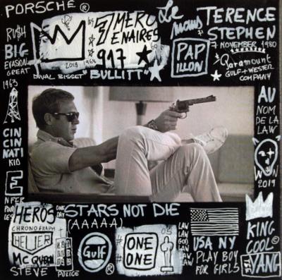 SPACO - Stars not die - Technique mixte sur toile 2