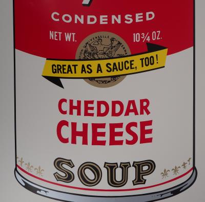 Andy WARHOL (d’après) : Campbell’s soup - Cheddar Cheese Soup - Sérigraphie 2