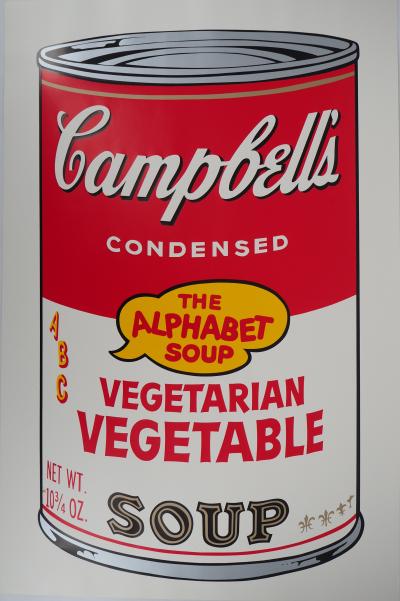 Andy WARHOL (d’après) : Campbell’s soup - The Alphabet Soup, Sérigraphie 2
