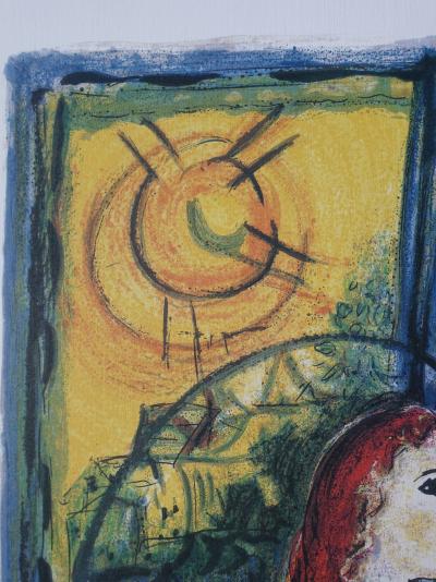 Marc CHAGALL (d’après) : Les Mariés - Lithographie signée et numérotée 2