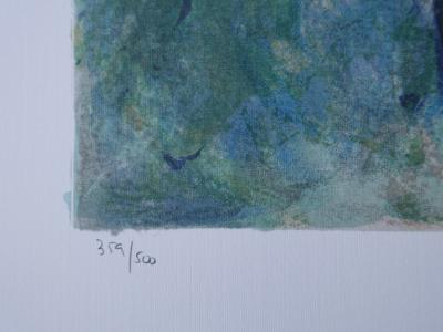 Marc CHAGALL  : La route du village - Lithographie numérotée et signée, édition limitée 2