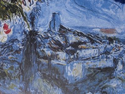 Marc CHAGALL : La dormeuse aux fleurs, Lithographie numérotée et signée, 1989 2