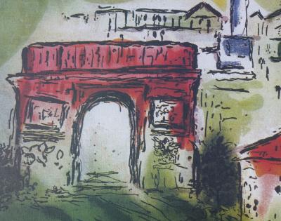Marc CHAGALL : Paris / Romeo et Juliette - Lithographie signée 2