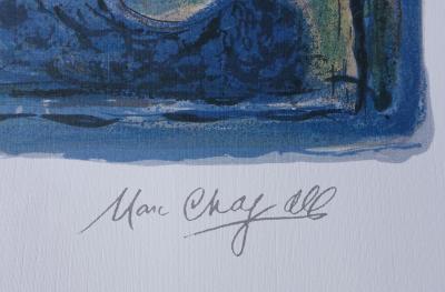 Marc CHAGALL (d’après) : Les Mariés - Lithographie signée et numérotée, 500ex 2