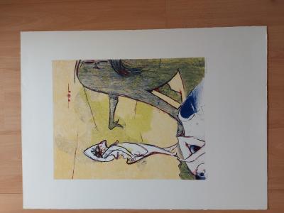 Dorothea TANNING - Hommage an Max Ernst, um 1970 - handsignierte Lithografie 2