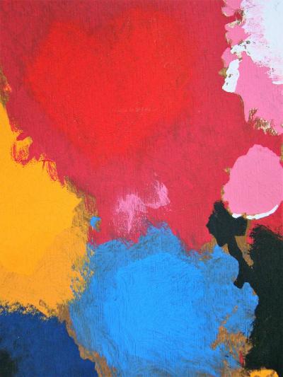 Joan MIRO (d’après) - La palette de l’artiste, 1967 - Pochoir en couleurs 2