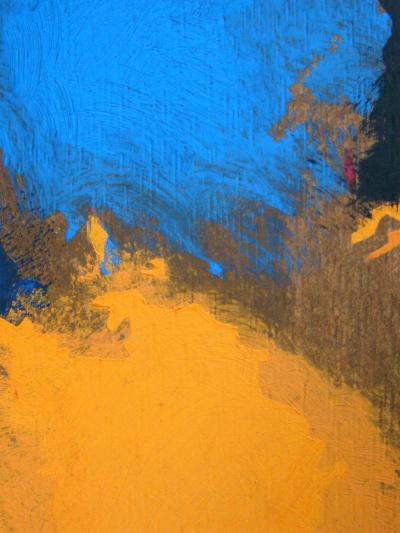 Joan MIRO (d’après) - La palette de l’artiste, 1967 - Pochoir en couleurs 2