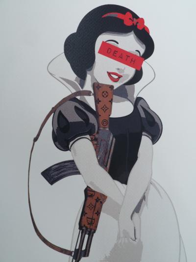 Death NYC -Snow White Gun - Sérigraphie originale numérotée et signée - 2