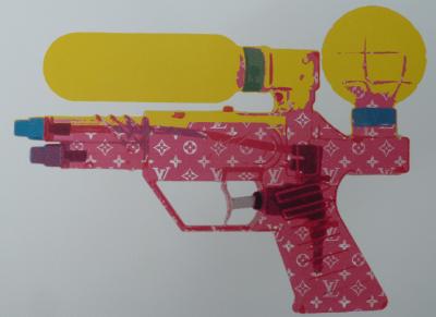 Death NYC - Louis Vuitton Water Gun - Sérigraphie originale signée - 2
