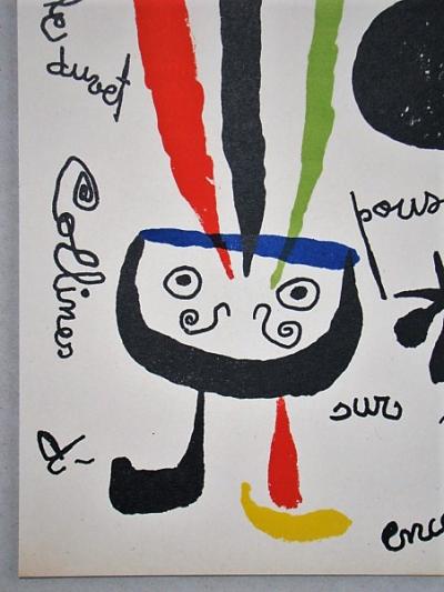 Joan MIRO - L’oiseau, 1952, Lithographie originale 2