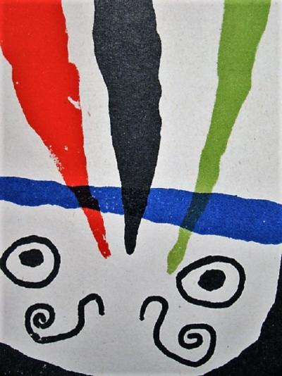 Joan MIRO - L’oiseau, 1952, Lithographie originale 2