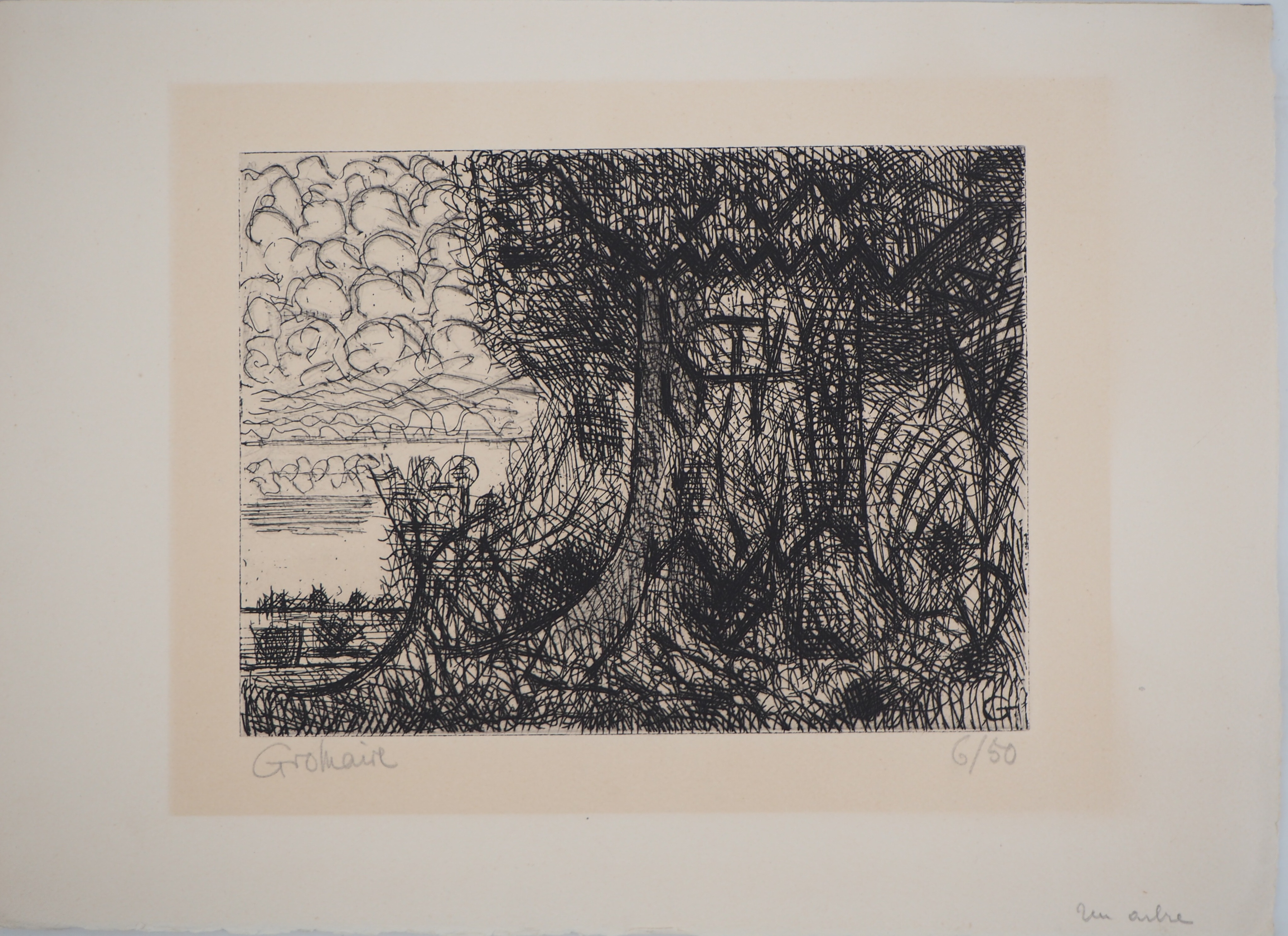 Marcel GROMAIRE Un arbre Gravure originale signée Barnebys