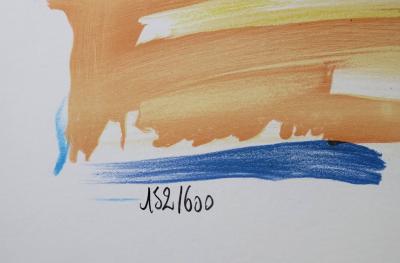 Pierre BELLIER - La croisette - Lithographie originale signée au crayon et numérotée 2