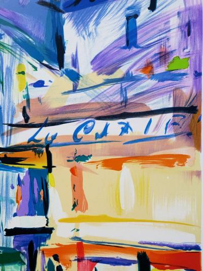 Pierre BELLIER - La croisette - Lithographie originale signée au crayon et numérotée 2