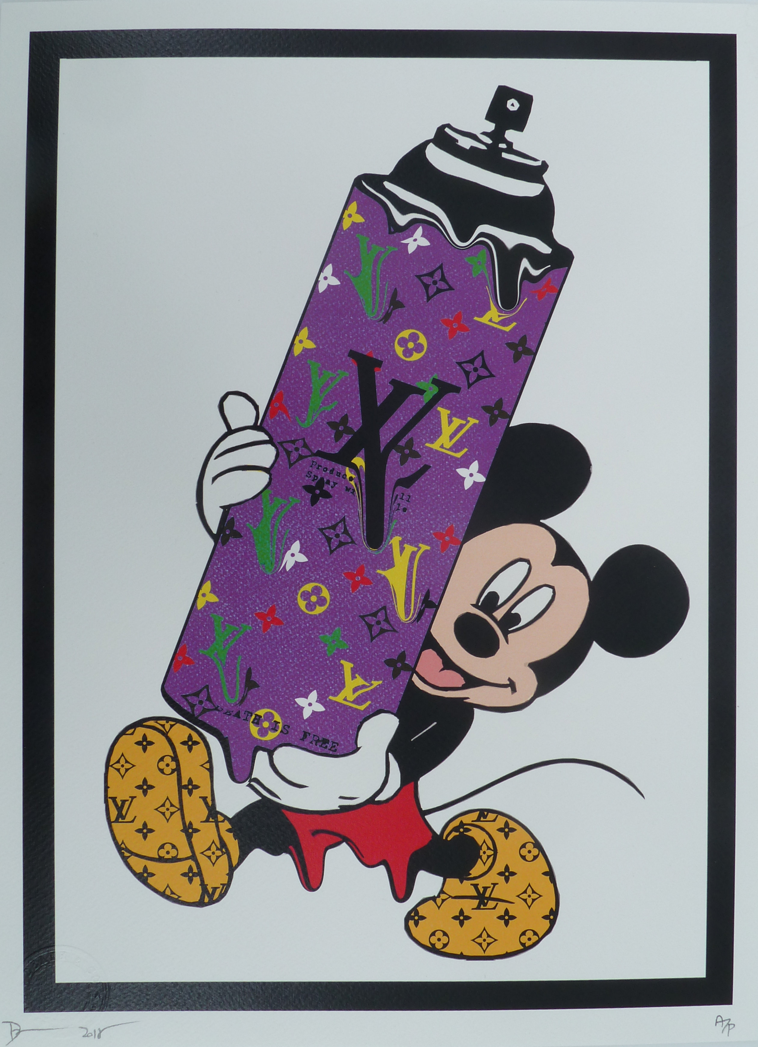 art mickey mouse louis vuitton