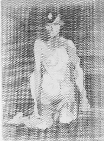 Jacques VILLON -  Nu féminin, 1929 - Gravure originale signée au crayon 2