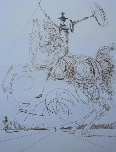 Salvador DALI (d’après) : Don Quichotte - LITHOGRAPHIE signée / numérotée 500ex 2