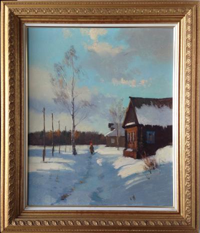Sergueï TOUTOUNOV (1958) - Paysage de neige en Russie 2