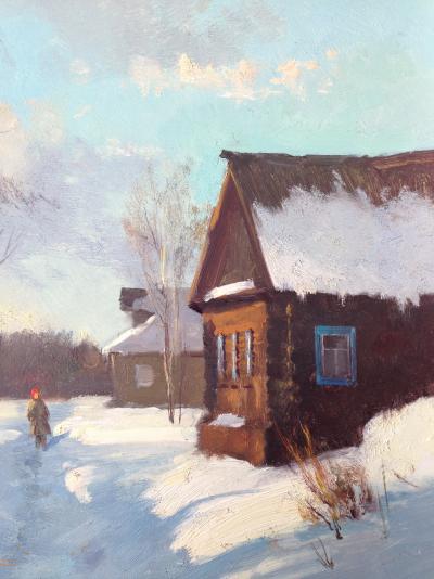 Sergueï TOUTOUNOV (1958) - Paysage de neige en Russie 2