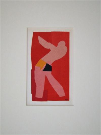 Henri MATISSE (d’après) - La petite danseuse, 1961 - Lithographie encadrée en couleurs 2
