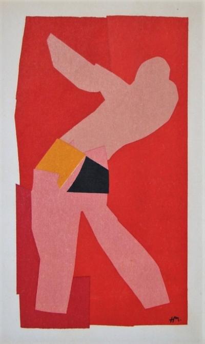 Henri MATISSE (d’après) - Le petit danseur, 1961 - Lithographie en couleurs 2