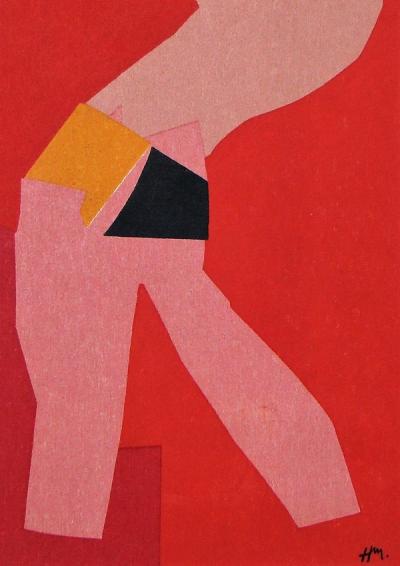 Henri MATISSE (d’après) - Le petit danseur, 1961 - Lithographie en couleurs 2