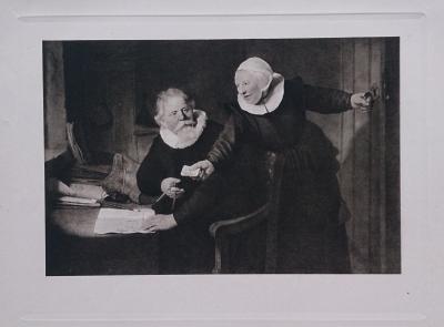 Rembrandt - Le Constructeur de navires et sa femme - Gravure 2