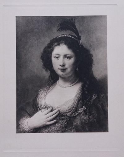 Rembrandt - Portrait de femme - Gravure 2