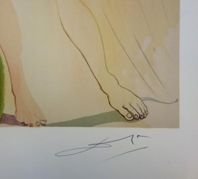 Salvador DALI : Promesse d’Adelaide - Lithographie originale signée 2