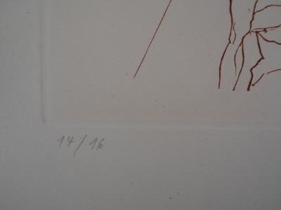 Salvador DALI : Gradiva, A Surrealist Sunday - Gravure originale signée 2