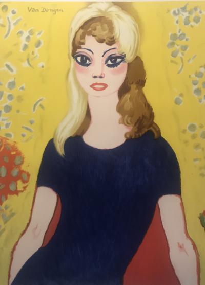Kees VAN DONGEN (d’après) - Brigitte Bardot, 1964, Affiche lithographique 2