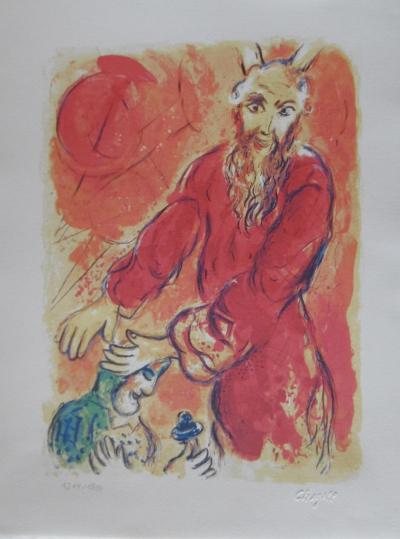 Marc CHAGALL (d’après) - Jahwe, 1984 - Lithographie 2