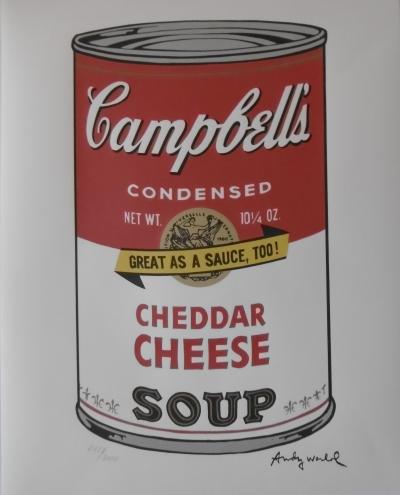 Andy WARHOL(d’après) - Campbell soup cheddar Cheese - Sérigraphie 2