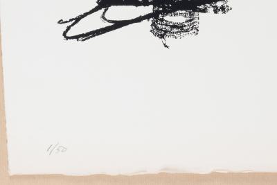 Antoni TAPIES - Sans titre - Lithographie signée au crayon 2