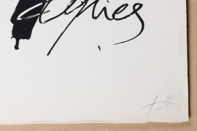 Antoni TAPIES - Sans titre - Lithographie signée au crayon 2