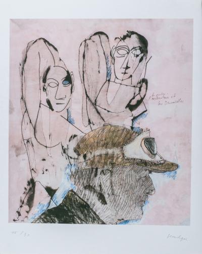 Jean LE GAC - Le peintre explorateur - Lithographie signée au crayon 2