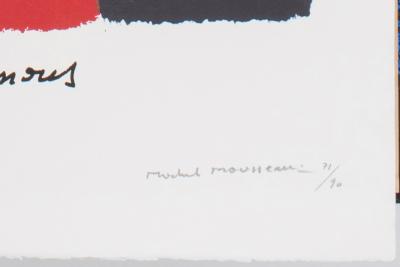Michel MOUSSEAU - Sans titre - Lithographie signée au crayon 2