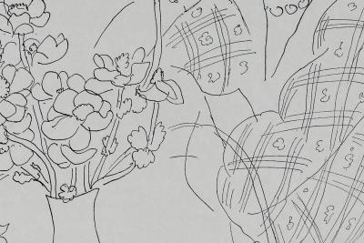 Henri MATISSE (d’après) - Femme et vase de fleurs - Lithographie 2