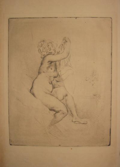 Armand BERTON « Levée d’une femme nue. » 2