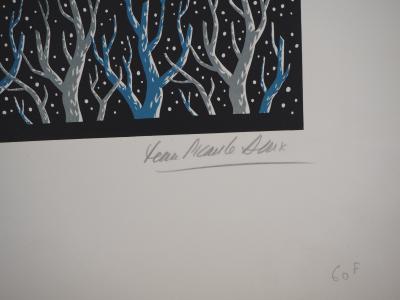 Jean PICART LE DOUX - Rideau de gel - lithographie originale signée 2